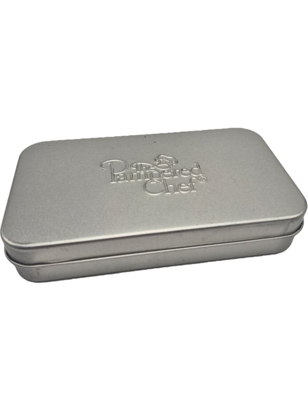 The Pampered Chef Set of 8 Creative Cookie Cutter Set Minis 1095 In Storage Tin